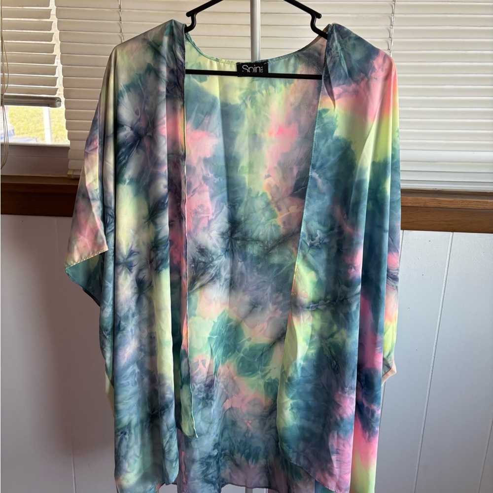 Colorful Tie-Dye Kimono Chic Soul Boutique